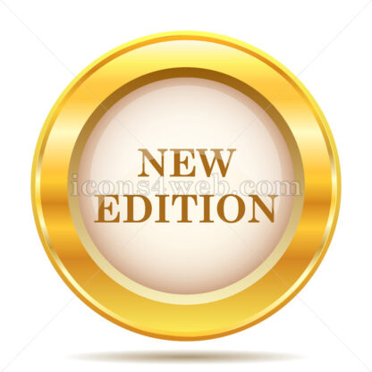 New edition golden button - Website icons