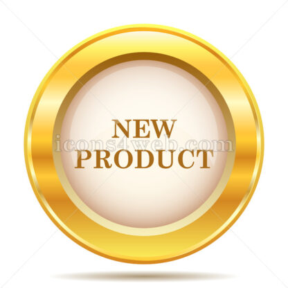 New product golden button - Website icons