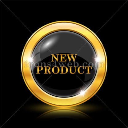 New product golden icon. - Website icons