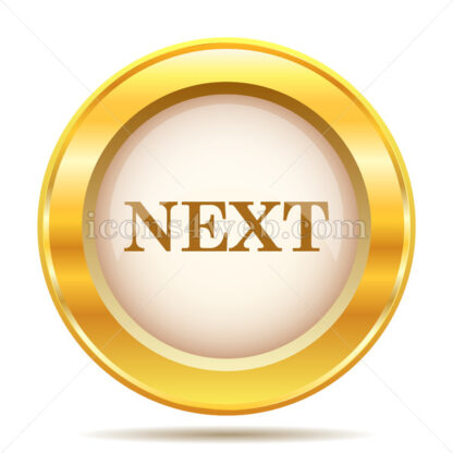 Next golden button - Website icons