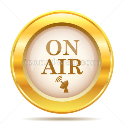 On air golden button - Website icons