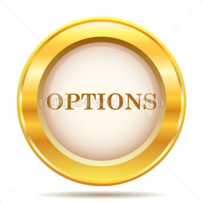 Options golden button - Website icons