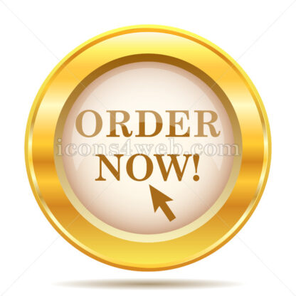 Order now golden button - Website icons