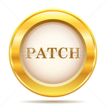 Patch golden button - Website icons