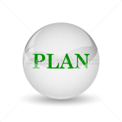 Plan glossy icon. Plan glossy button - Website icons