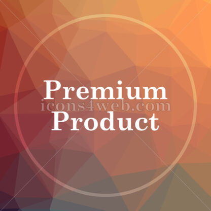 Premium product low poly icon. Website low poly icon - Website icons