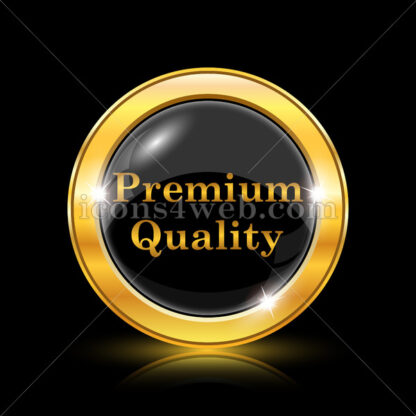Premium quality golden icon. - Website icons