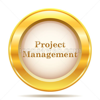 Project management golden button - Website icons
