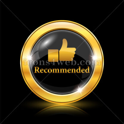Recommended golden icon. - Website icons