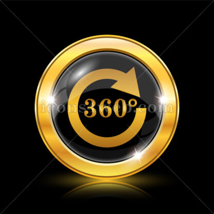 Reload 360 golden icon. - Website icons