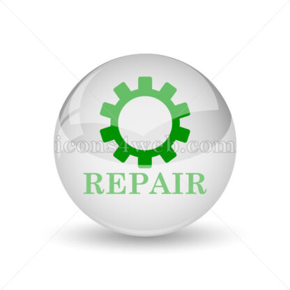 Repair glossy icon. Repair glossy button - Website icons
