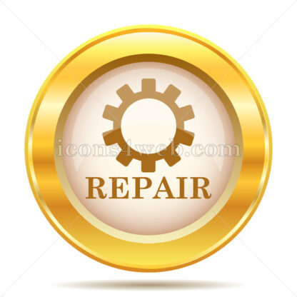 Repair golden button - Website icons