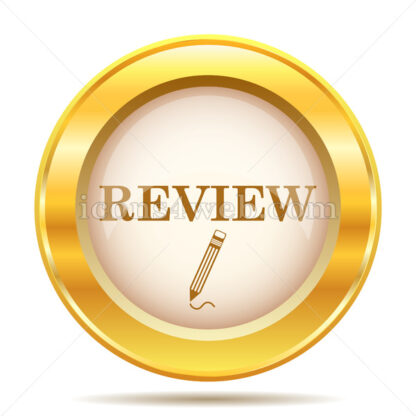 Review golden button - Website icons
