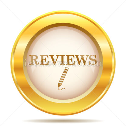 Reviews golden button - Website icons