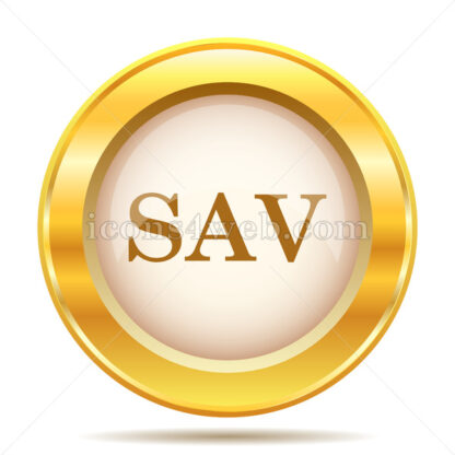 SAV golden button - Website icons