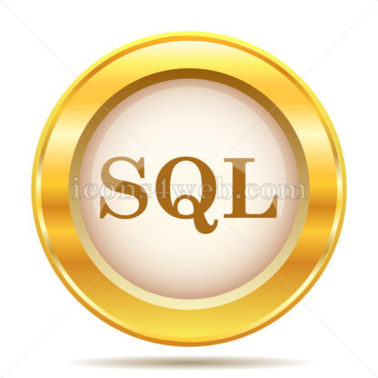 SQL golden button - Website icons