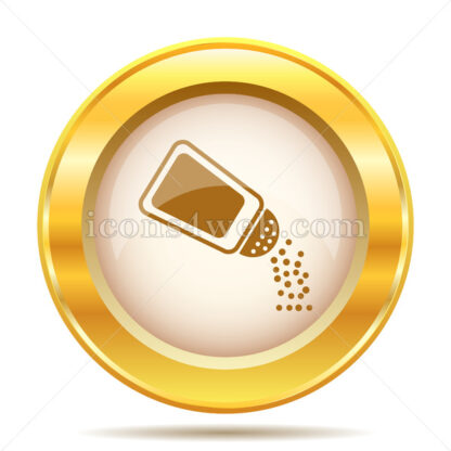 Salt golden button - Website icons