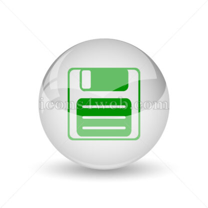 Save glossy icon. Save glossy button - Website icons