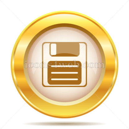 Save golden button - Website icons