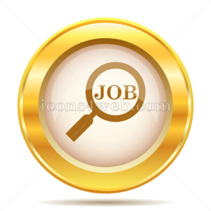 Search for job golden button - Website icons