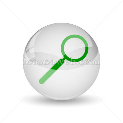 Search glossy icon. Search glossy button - Website icons