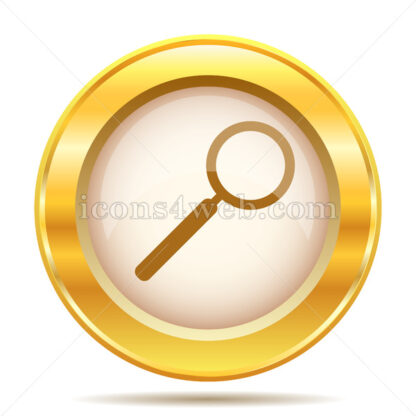 Search golden button - Website icons