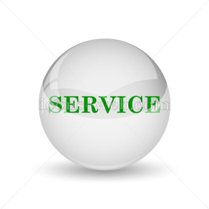 Service glossy icon. Service glossy button - Website icons