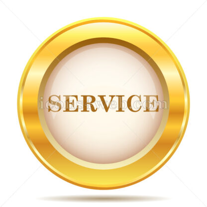 Service golden button - Website icons