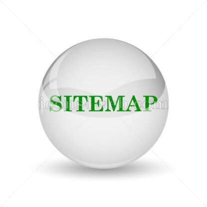 Sitemap glossy icon. Sitemap glossy button - Website icons