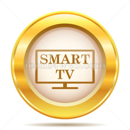Smart tv golden button - Website icons