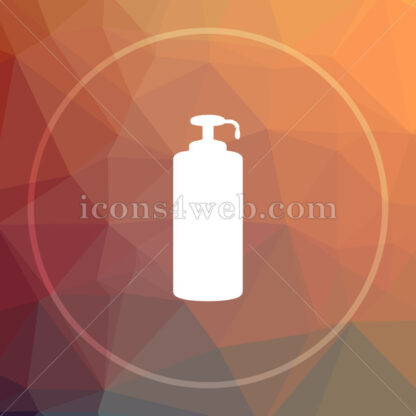 Soap low poly icon. Website low poly icon - Website icons