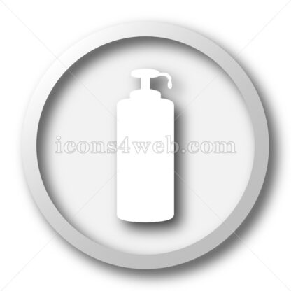 Soap white icon. Soap white button - Website icons