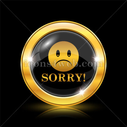 Sorry golden icon. - Website icons