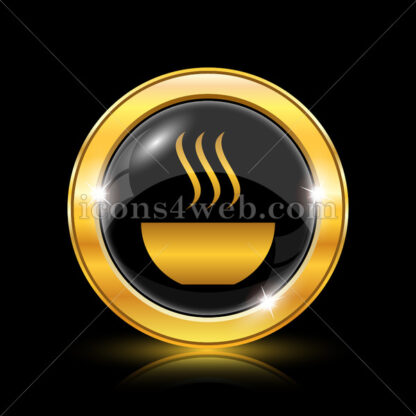 Soup golden icon. - Website icons