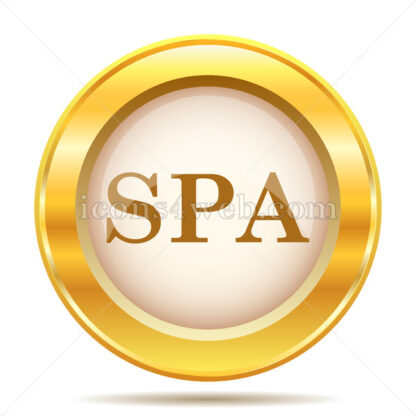 Spa golden button - Website icons