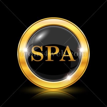 Spa golden icon. - Website icons