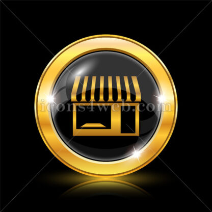 Store golden icon. - Website icons
