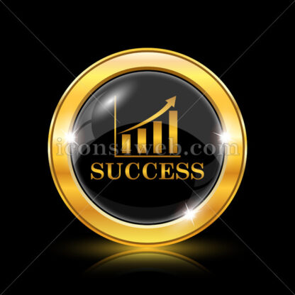 Success golden icon. - Website icons