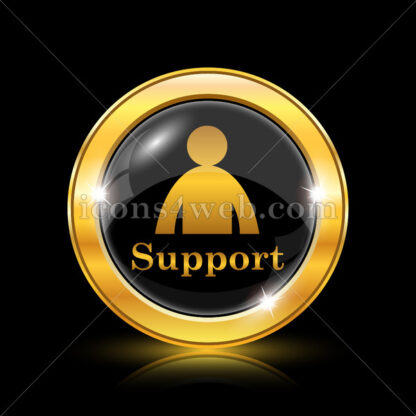 Support golden icon. - Website icons