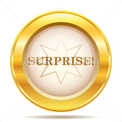 Surprise golden button - Website icons