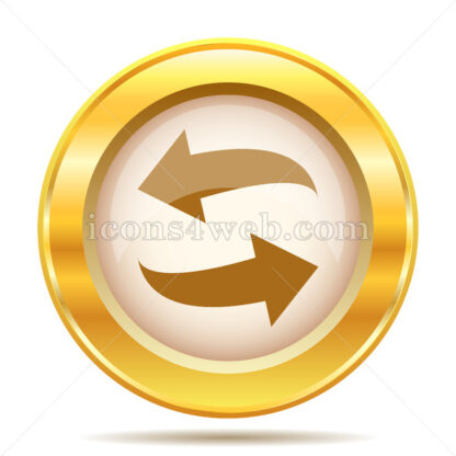 Swap golden button - Website icons