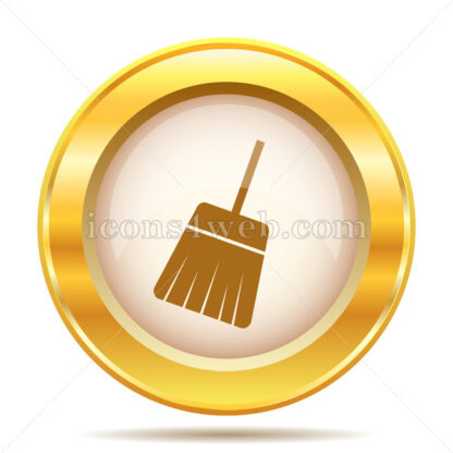 Sweep golden button - Website icons
