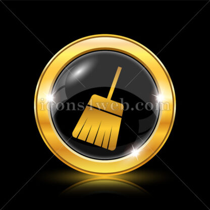 Sweep golden icon. - Website icons