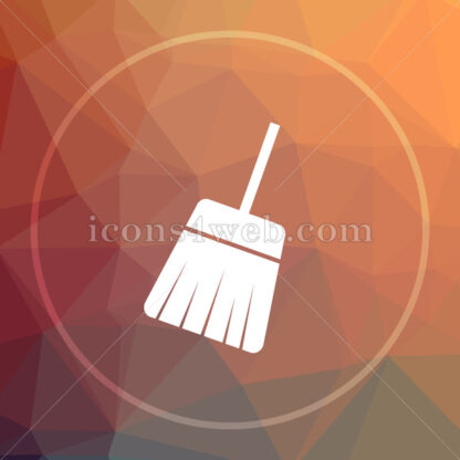 Sweep low poly icon. Website low poly icon - Website icons