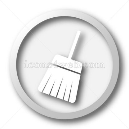 Sweep white icon. Sweep white button - Website icons