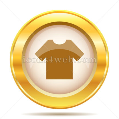 T-short golden button - Website icons