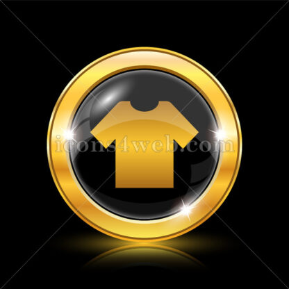 T-short golden icon. - Website icons