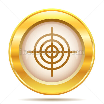 Target golden button - Website icons