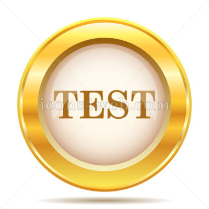 Test golden button - Website icons