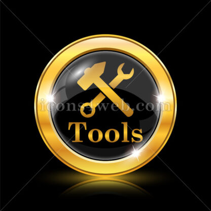 Tools golden icon. - Website icons